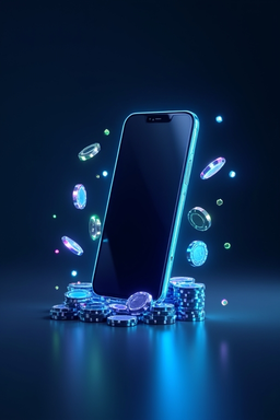 Goldhorns-app op smartphone